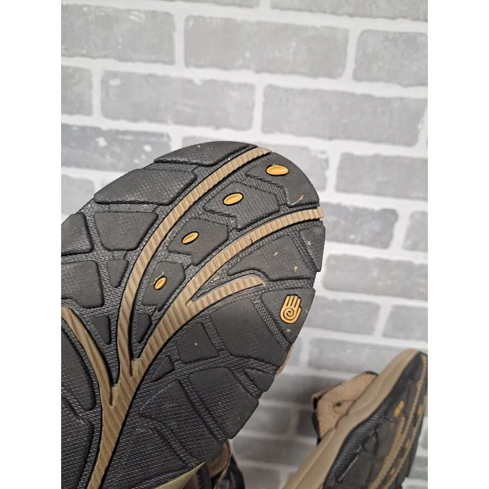 Teva 6571 Hurricane Brown Leather Strappy Hiking Outdoor Casual Sandals Men's 13